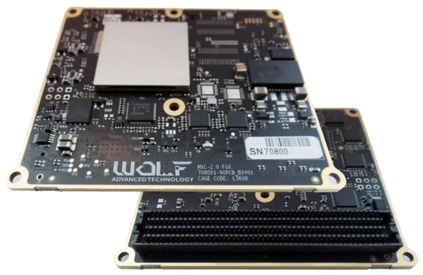 MXC module showing both top and bottom (with connector)